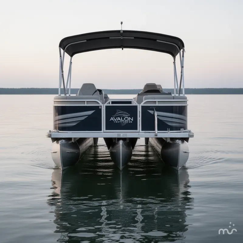 Slide: The Image of Avalon Venture 85 23' Rear Fish Triple-Toon - IN STOCK 2026 - 3