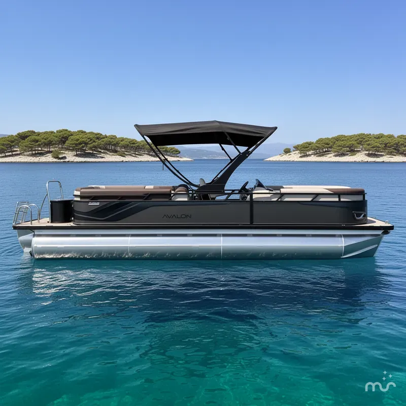 The Image of Avalon Venture 85 25' Quad Lounge Triple-Toon - IN STOCK 2026 - 0