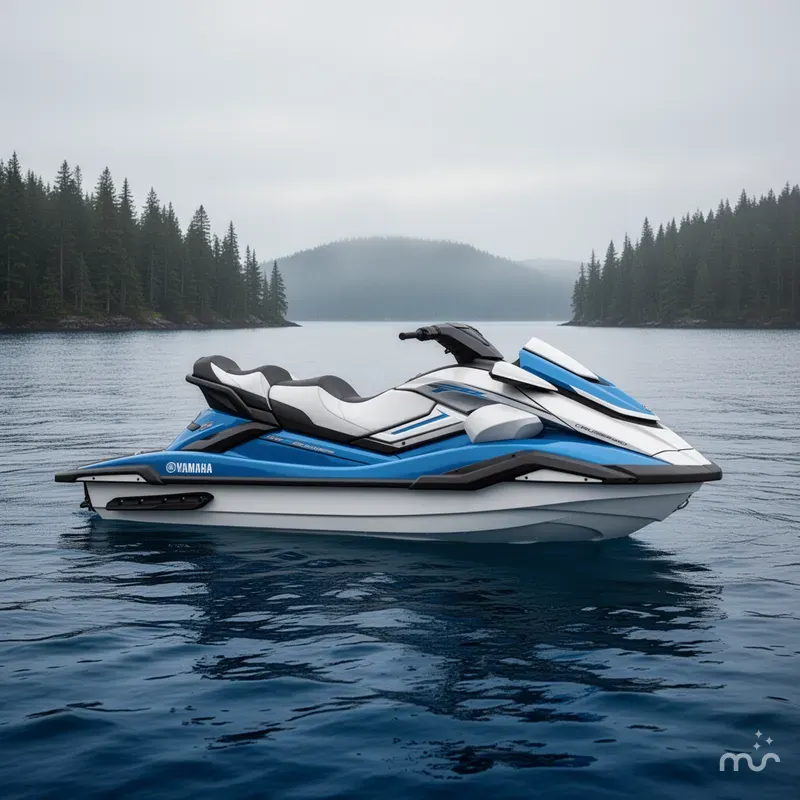 The Image of Yamaha FX CRUISER HO W/AUDIO BLUE AND WHITE 2026 - 0