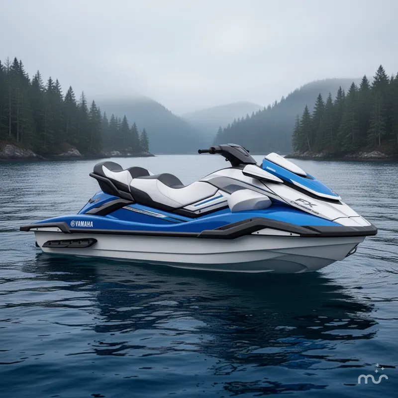 Slide: The Image of Yamaha FX CRUISER HO W/AUDIO BLUE AND WHITE 2026 - 2