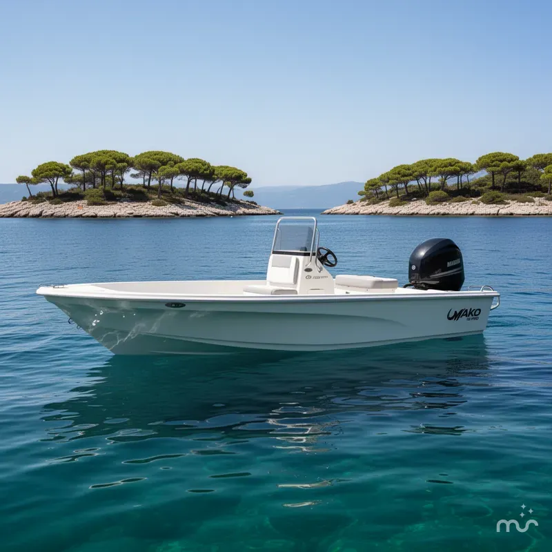 Slide: The Image of Mako 18 Pro Skiff 2026 - 2