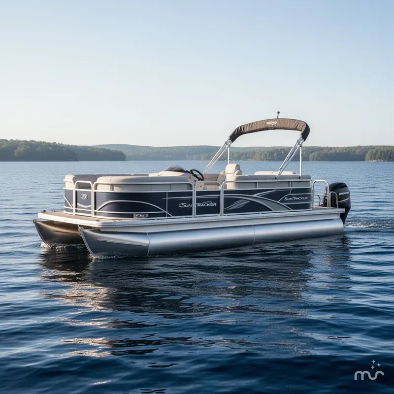 The Image of Sun Tracker Party Barge 16 DLX 2026 - 0