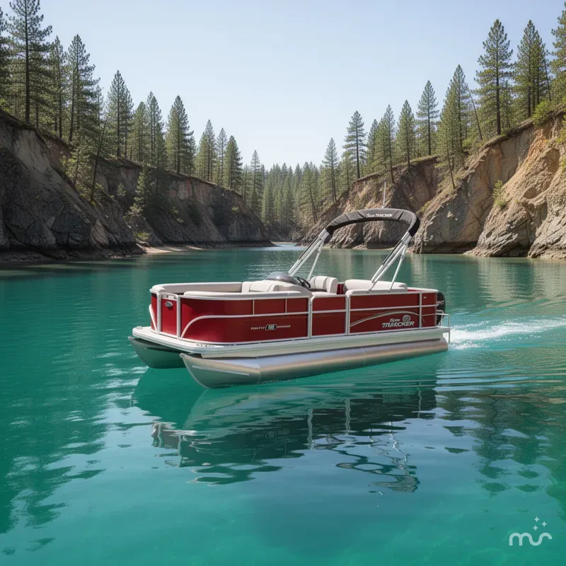 The Image of Sun Tracker Party Barge 18 DLX 2026 - 0