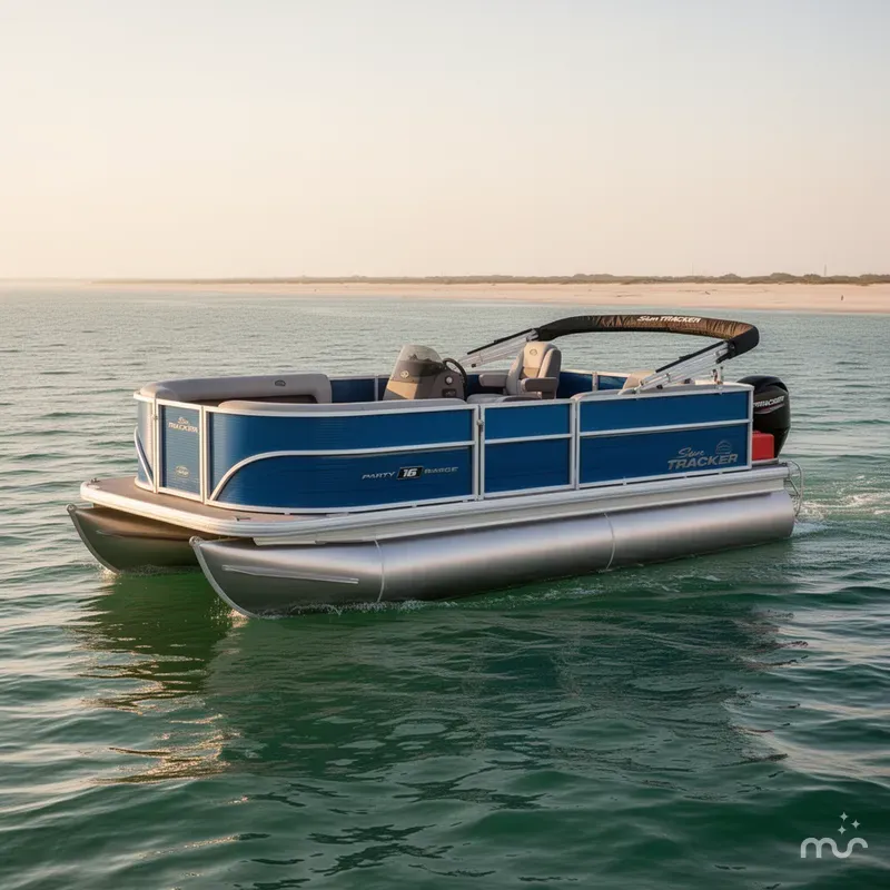The Image of Sun Tracker Party Barge 16 DLX 2026 - 0