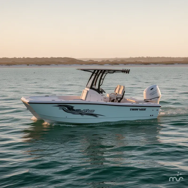 Slide: The Image of Twin Vee 22 BayCat 2026 - 2