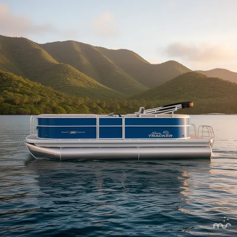 Slide: The Image of Sun Tracker Party Barge 20 DLX 2026 - 2