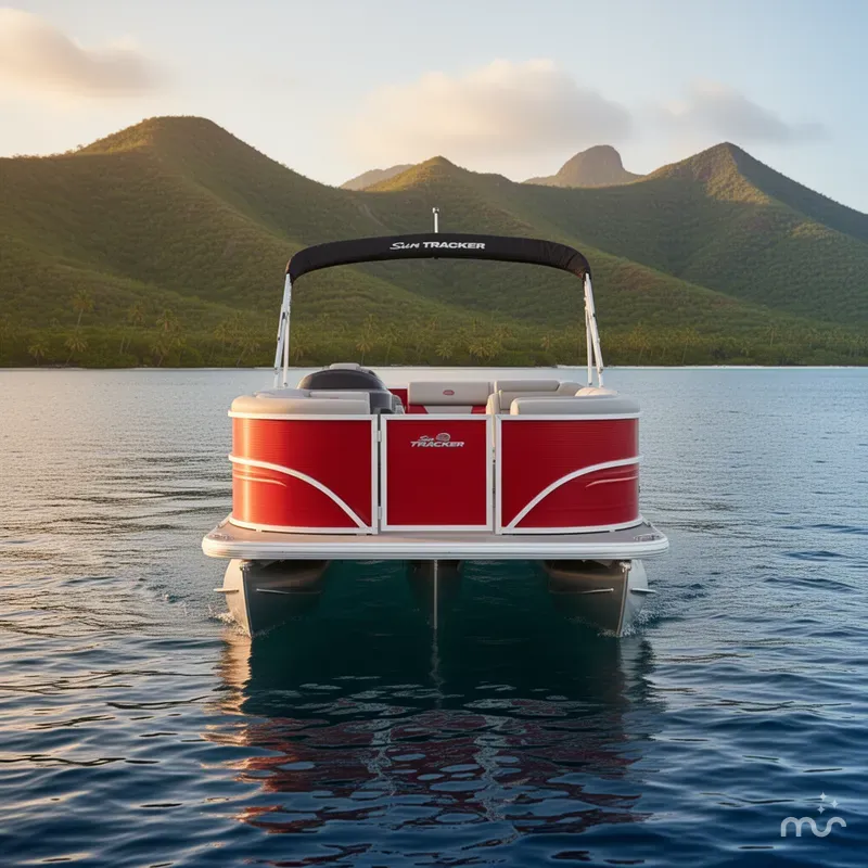Slide: The Image of Sun Tracker Party Barge 20 DLX 2026 - 3