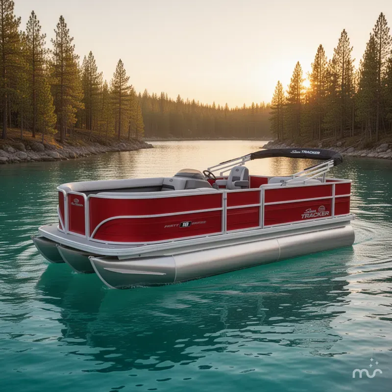 The Image of Sun Tracker Party Barge 18 DLX 2026 - 0