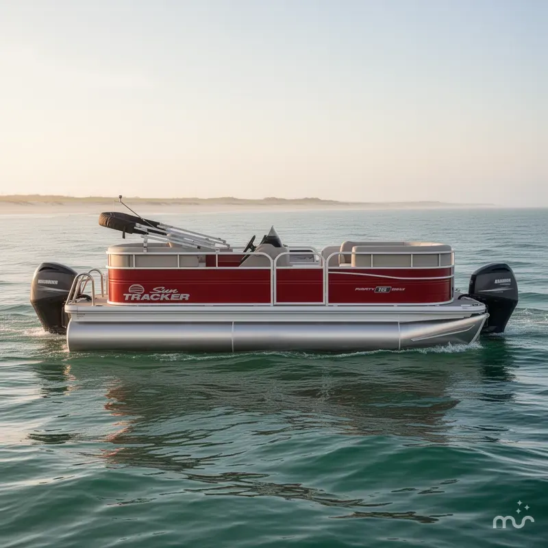 The Image of Sun Tracker Party Barge 16 DLX 2026 - 0