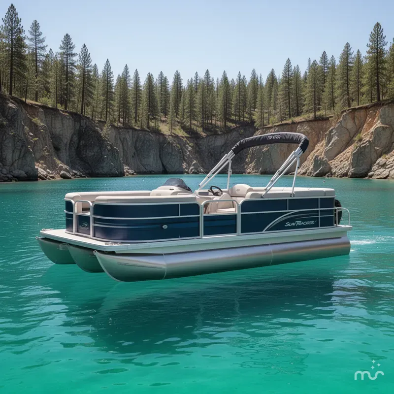 The Image of Sun Tracker Party Barge 18 DLX 2026 - 0