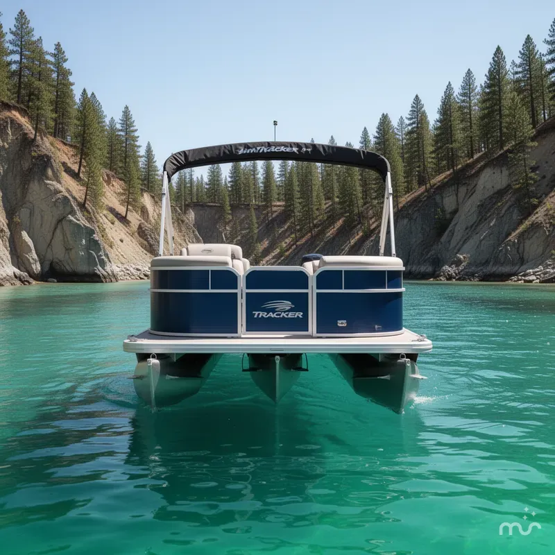 Slide: The Image of Sun Tracker Party Barge 18 DLX 2026 - 3