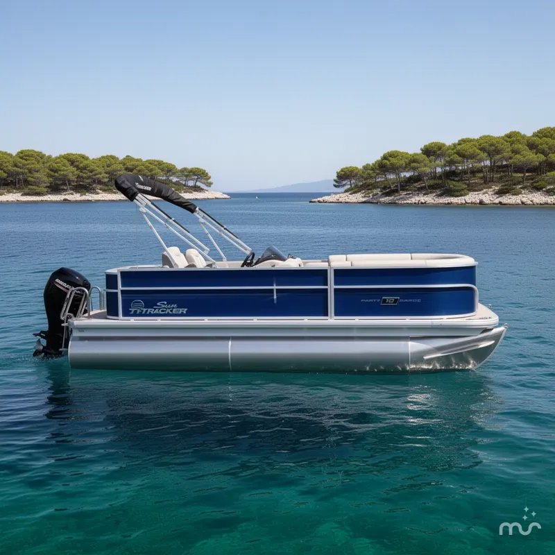 The Image of Sun Tracker Party Barge 18 DLX 2026 - 0