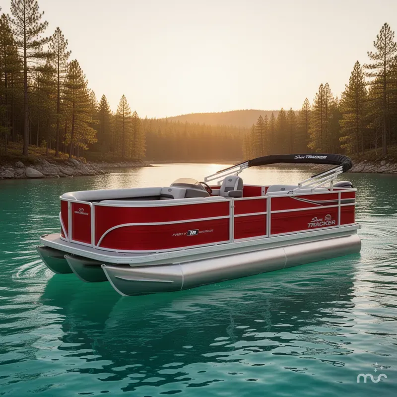 The Image of Sun Tracker Party Barge 18 DLX 2026 - 0