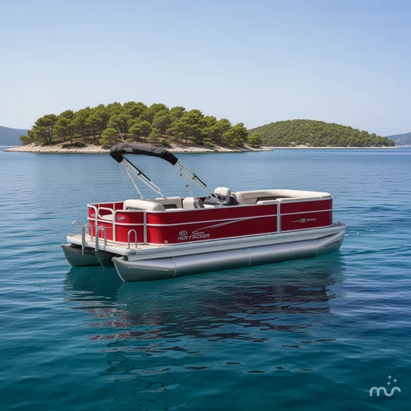 The Image of Sun Tracker Party Barge 18 DLX 2026 - 0