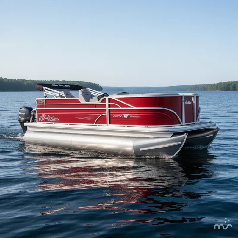 The Image of Sun Tracker Party Barge 16 DLX 2026 - 0