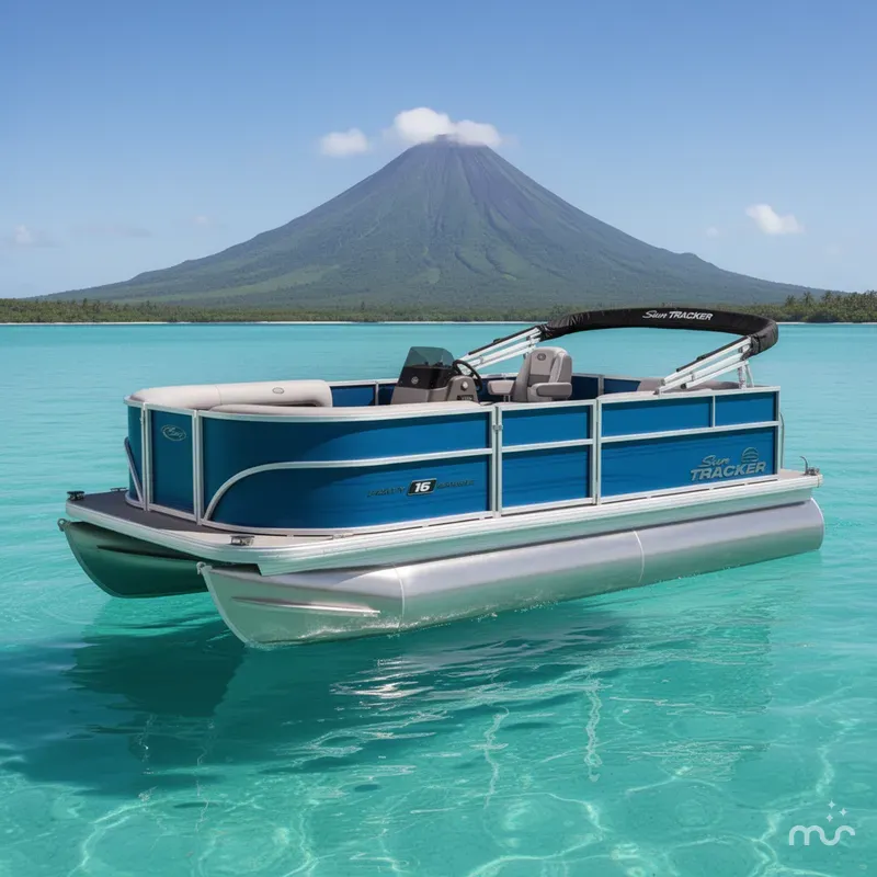 The Image of Sun Tracker Party Barge 16 DLX 2026 - 0