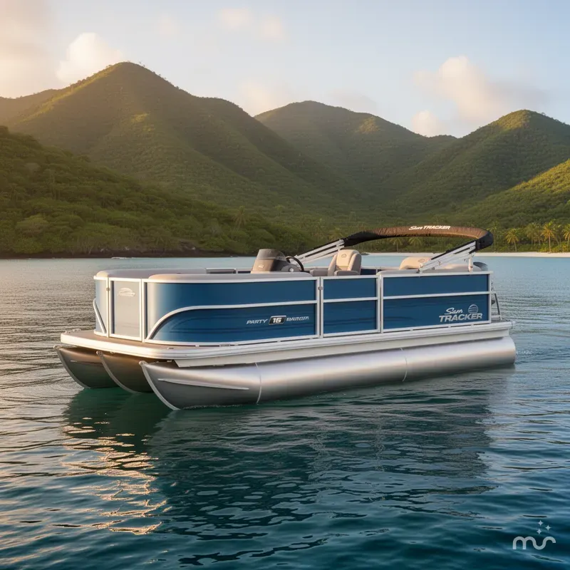 The Image of Sun Tracker Party Barge 16 DLX 2026 - 0