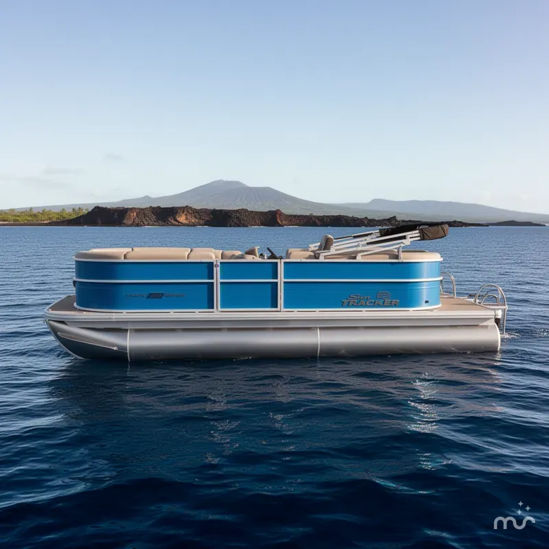 Slide: The Image of Sun Tracker Party Barge 20 DLX 2026 - 2