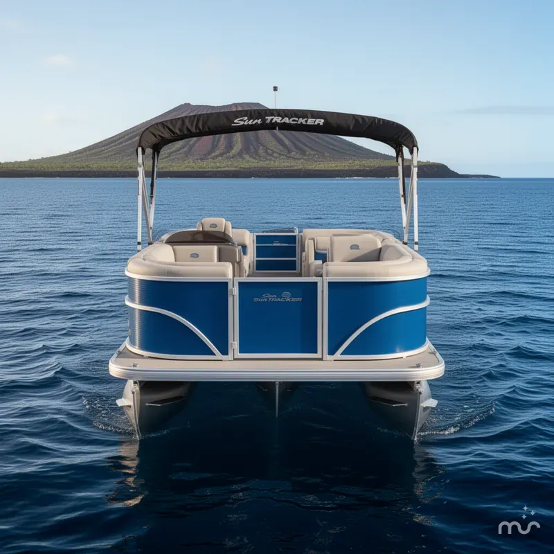 Slide: The Image of Sun Tracker Party Barge 20 DLX 2026 - 3