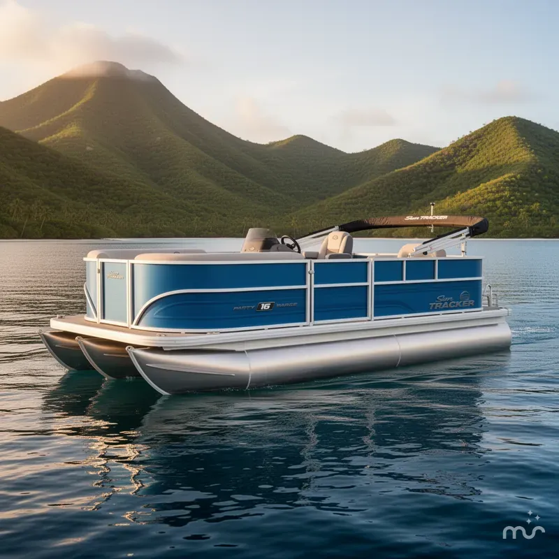 The Image of Sun Tracker Party Barge 16 DLX 2026 - 0