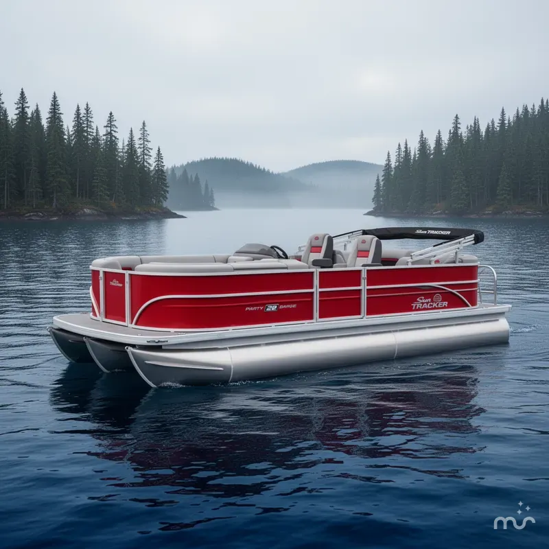 The Image of Sun Tracker Party Barge 22 DLX 2026 - 0