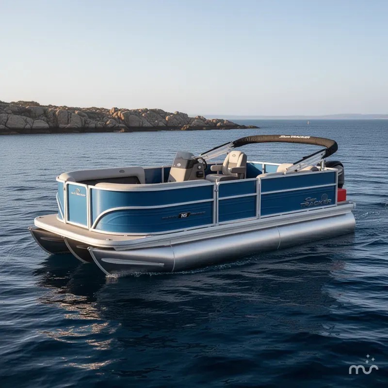 The Image of Sun Tracker Party Barge 16 DLX 2026 - 0
