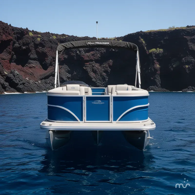 Slide: The Image of Sun Tracker Party Barge 22 DLX 2026 - 3