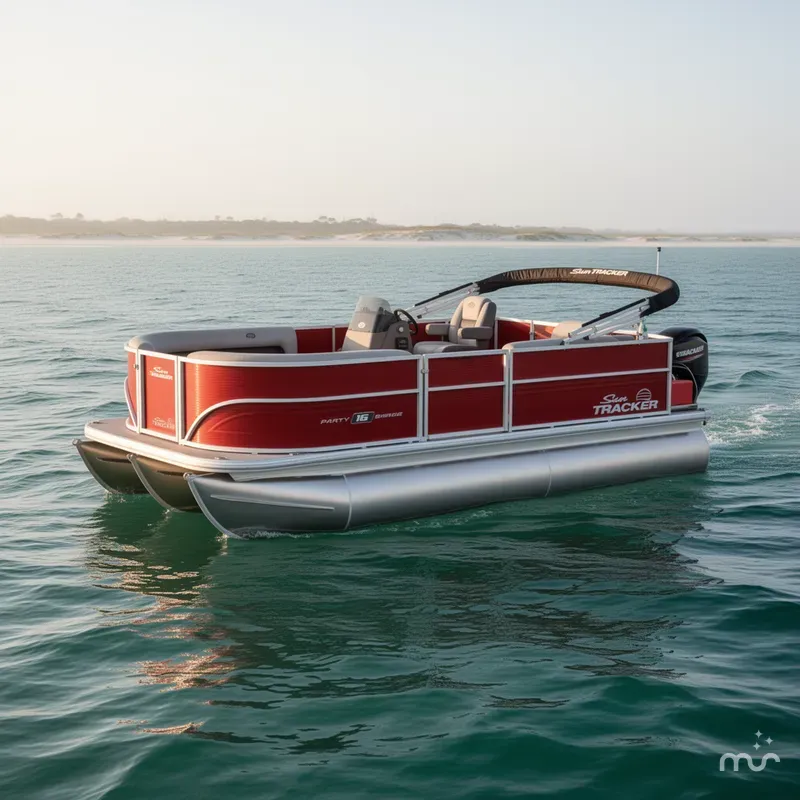The Image of Sun Tracker Party Barge 16 DLX 2026 - 0