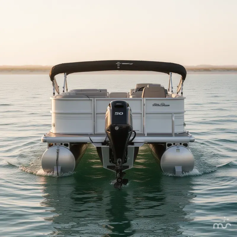 Slide: The Image of Sun Tracker Party Barge 16 DLX 2026 - 3