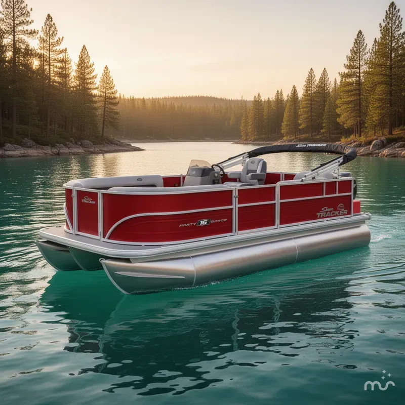 The Image of Sun Tracker Party Barge 16 DLX 2026 - 0
