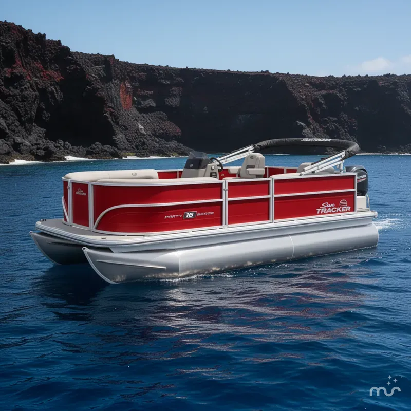 The Image of Sun Tracker Party Barge 16 DLX 2026 - 0