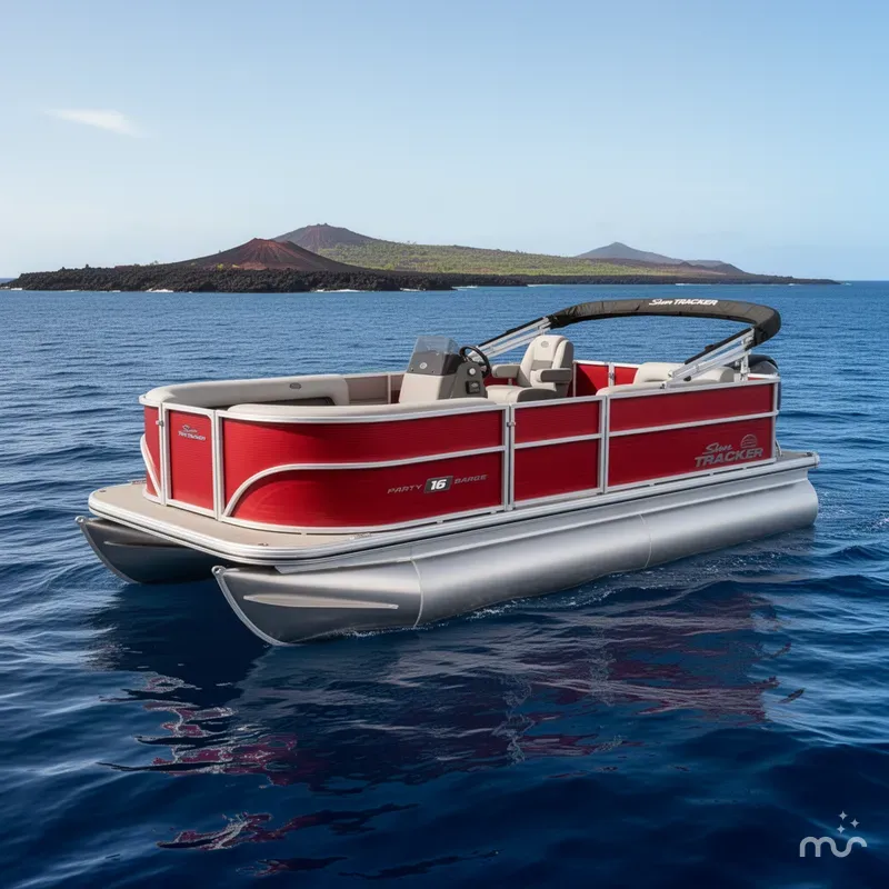 The Image of Sun Tracker Party Barge 16 DLX 2026 - 0
