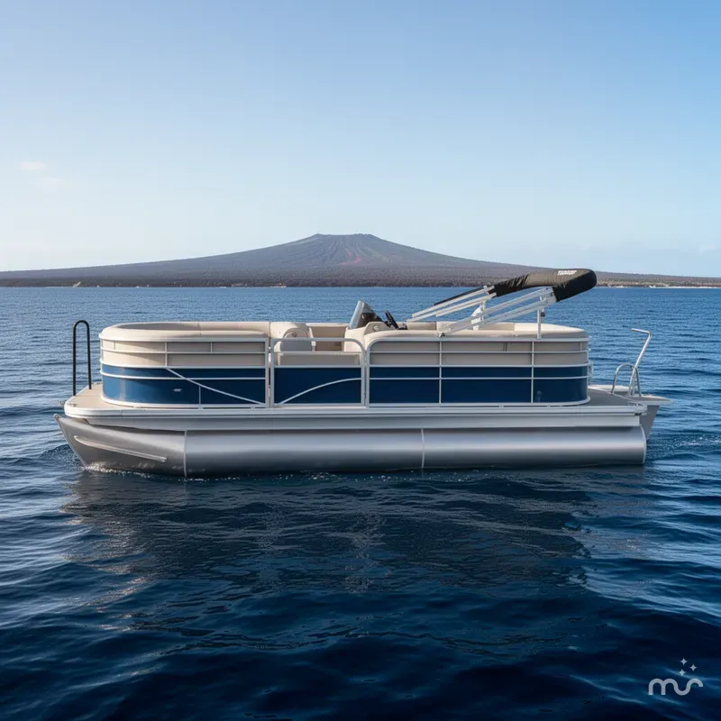 Slide: The Image of Sun Tracker Party Barge 16 DLX 2026 - 2