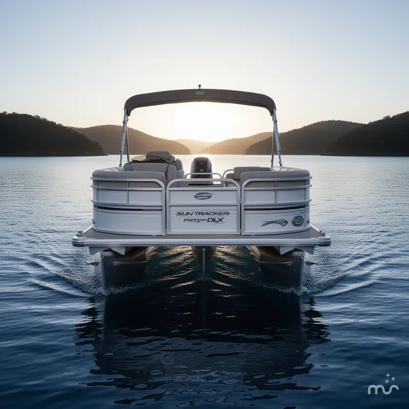 Slide: The Image of Sun Tracker Party Barge 20 DLX 2026 - 1