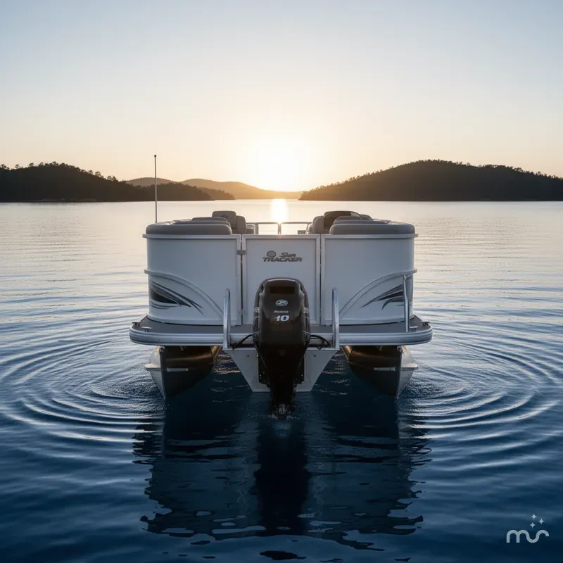 Slide: The Image of Sun Tracker Party Barge 20 DLX 2026 - 3