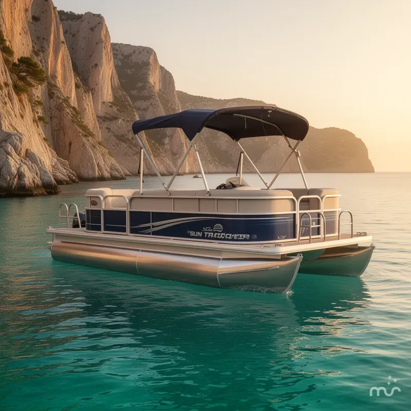 The Image of Sun Tracker Party Barge 16 DLX 2026 - 0