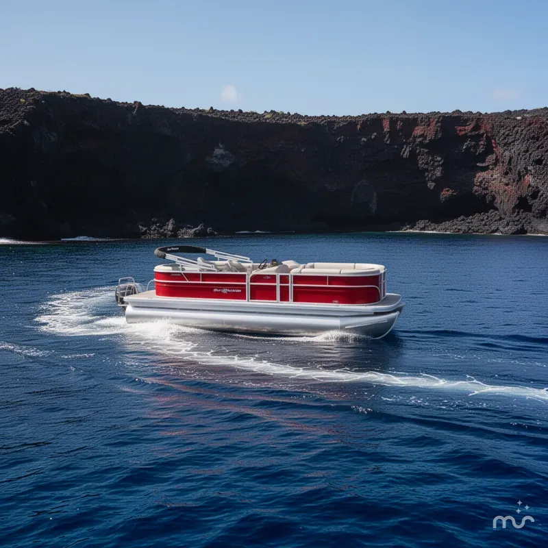 Slide: The Image of Sun Tracker Party Barge 22 DLX 2026 - 4