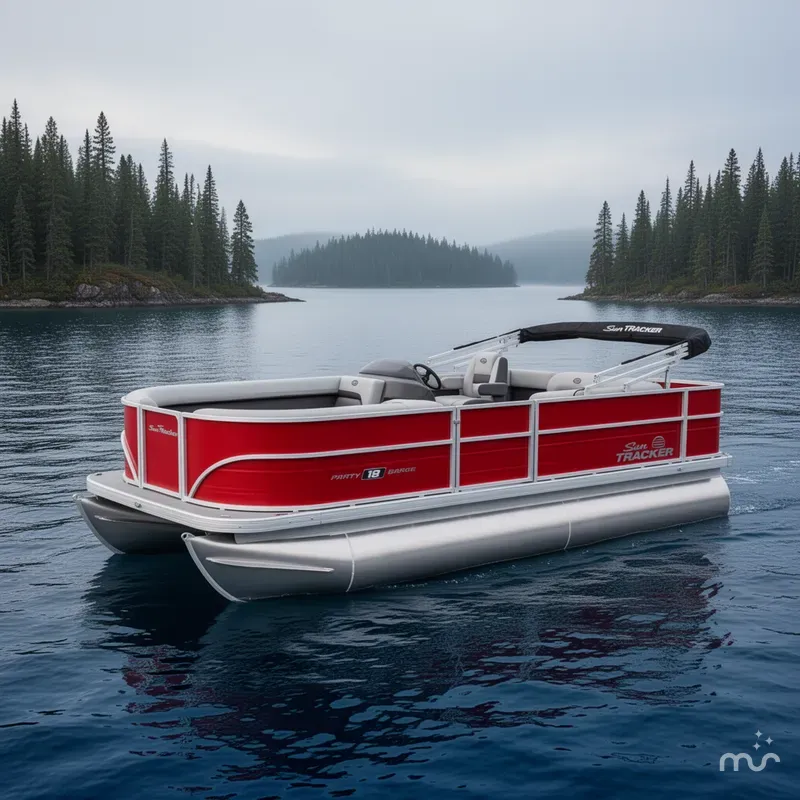 The Image of Sun Tracker Party Barge 18 DLX 2026 - 0