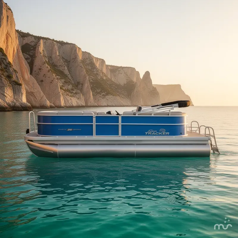 Slide: The Image of Sun Tracker Party Barge 20 DLX 2026 - 2