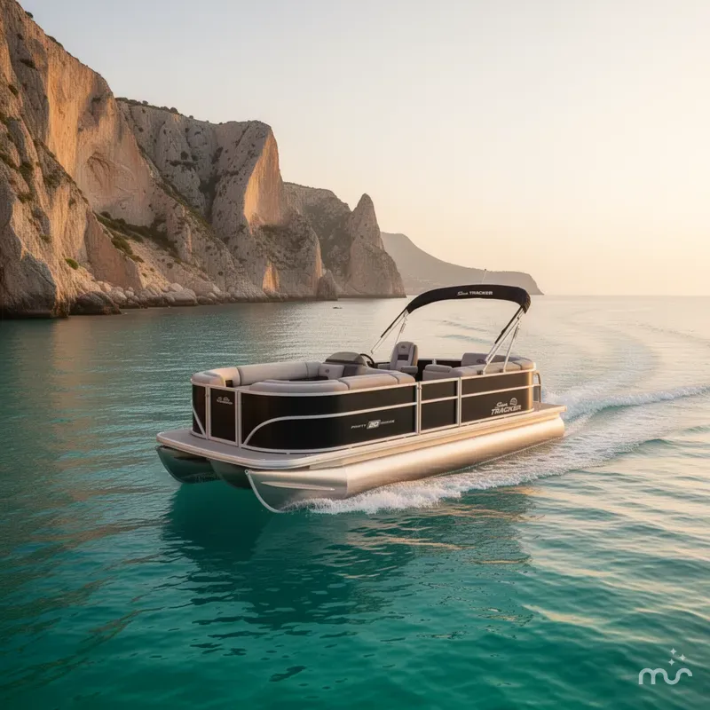 Slide: The Image of Sun Tracker Party Barge 20 DLX 2026 - 4