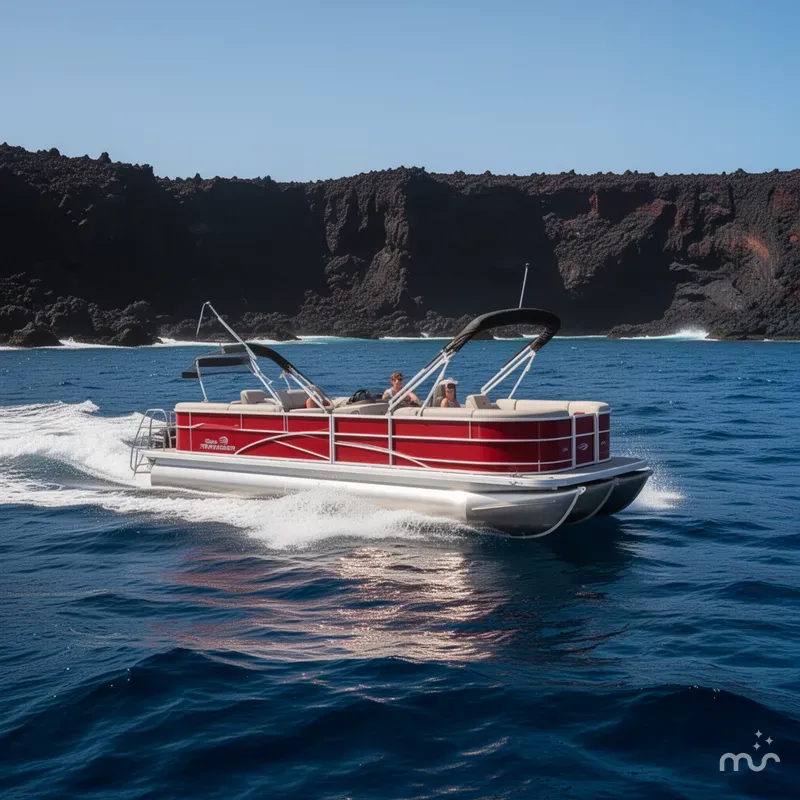 Slide: The Image of Sun Tracker Party Barge 22 DLX 2026 - 4