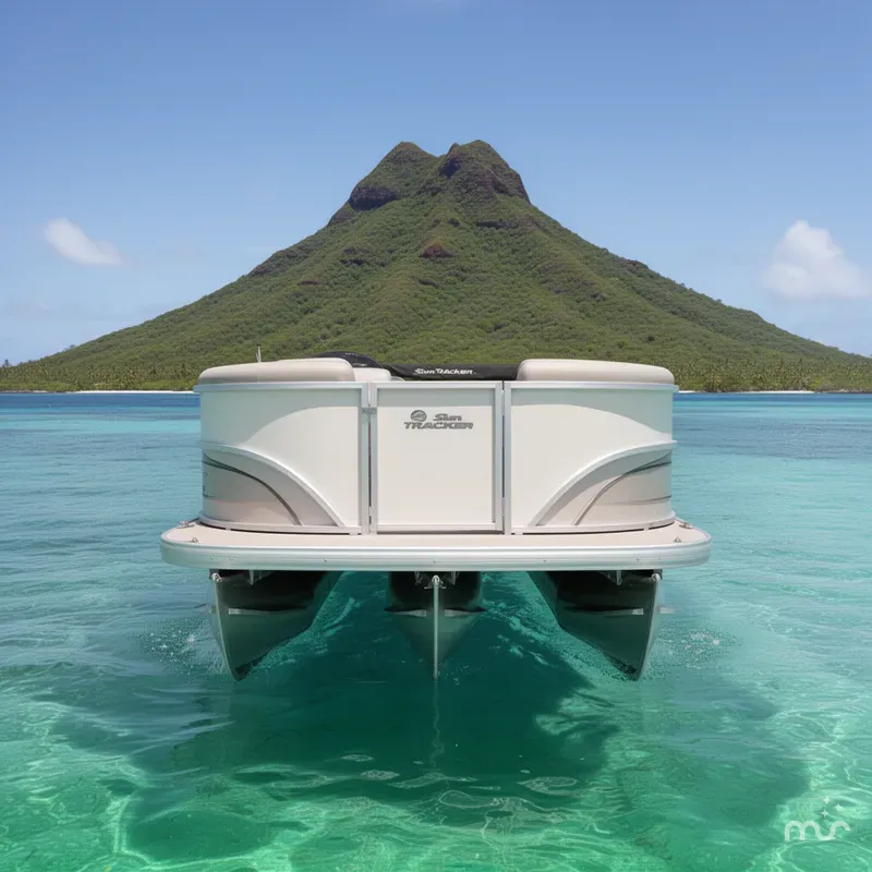 Slide: The Image of Sun Tracker Party Barge 20 DLX 2026 - 1