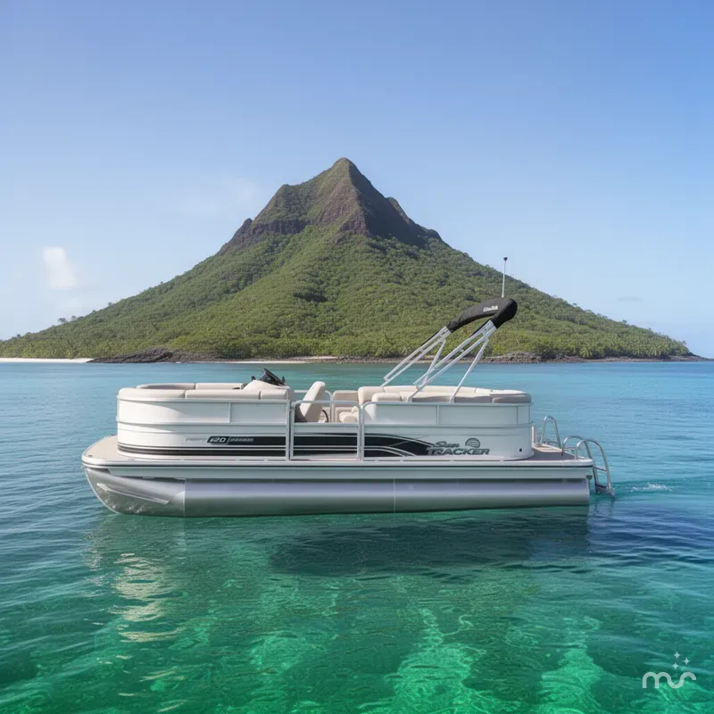 Slide: The Image of Sun Tracker Party Barge 20 DLX 2026 - 2