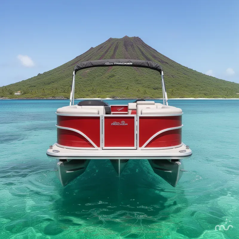 Slide: The Image of Sun Tracker Party Barge 20 DLX 2026 - 3