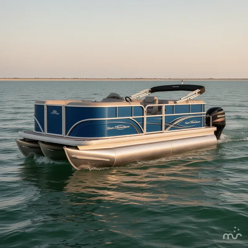 The Image of Sun Tracker Party Barge 16 DLX 2026 - 0
