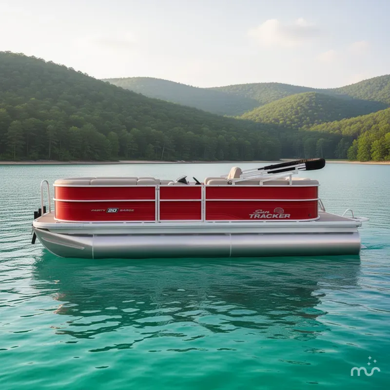 Slide: The Image of Sun Tracker Party Barge 20 DLX 2026 - 2