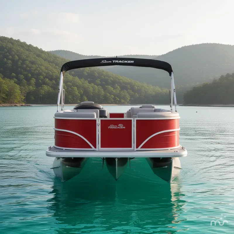 Slide: The Image of Sun Tracker Party Barge 20 DLX 2026 - 3