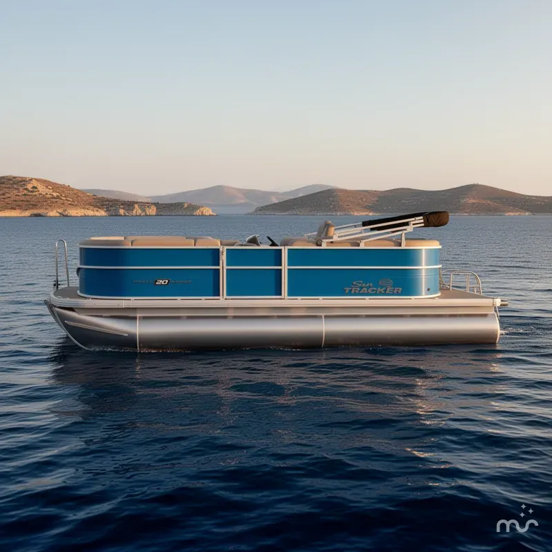 Slide: The Image of Sun Tracker Party Barge 20 DLX 2026 - 2