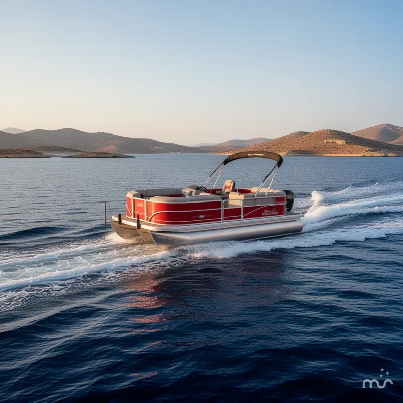 Slide: The Image of Sun Tracker Party Barge 20 DLX 2026 - 4