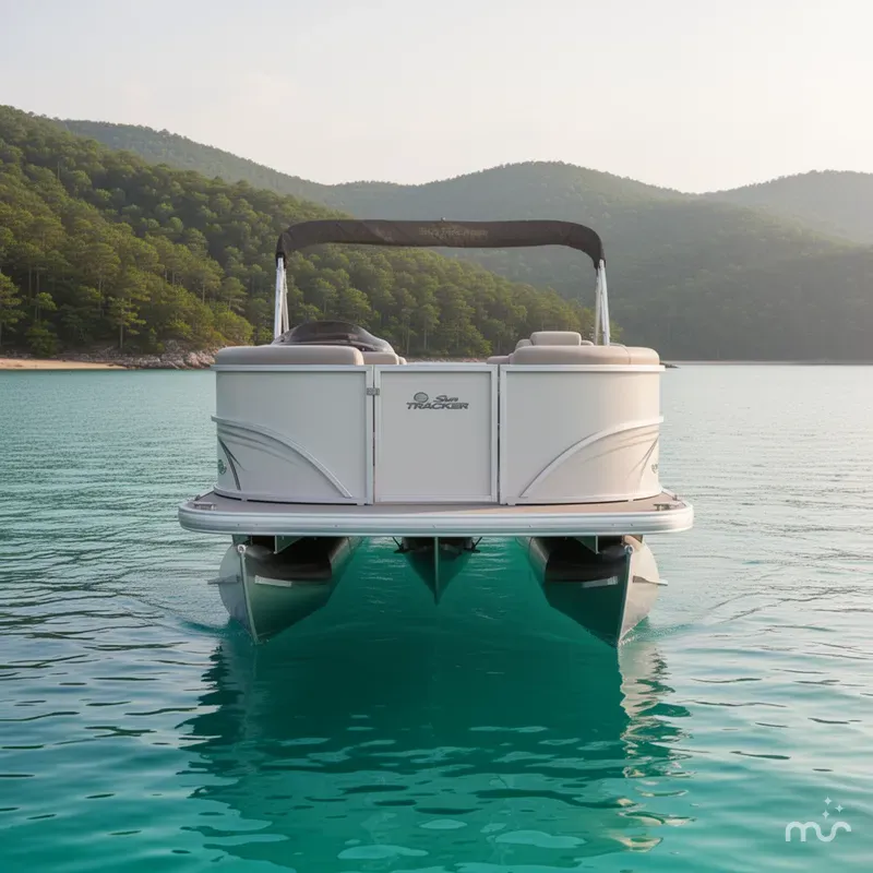 Slide: The Image of Sun Tracker Party Barge 20 DLX 2026 - 1